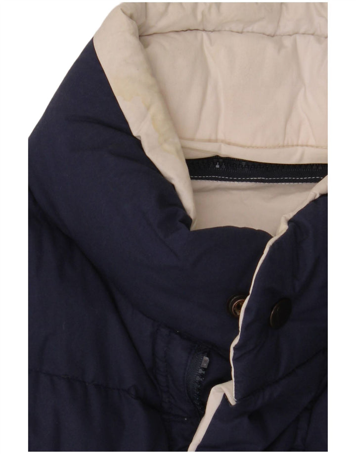 Dolomite Mens Reversible Padded Jacket UK 38 Medium Navy Blue Polyester