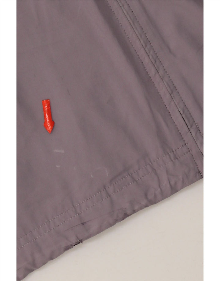 Adidas Womens Tracksuit Top Jacket UK 14 Large Purple Colourblock Polyester