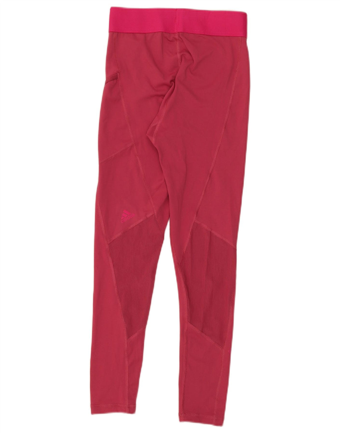 Adidas Womens Graphic Leggings UK 8 Small Pink Polyester