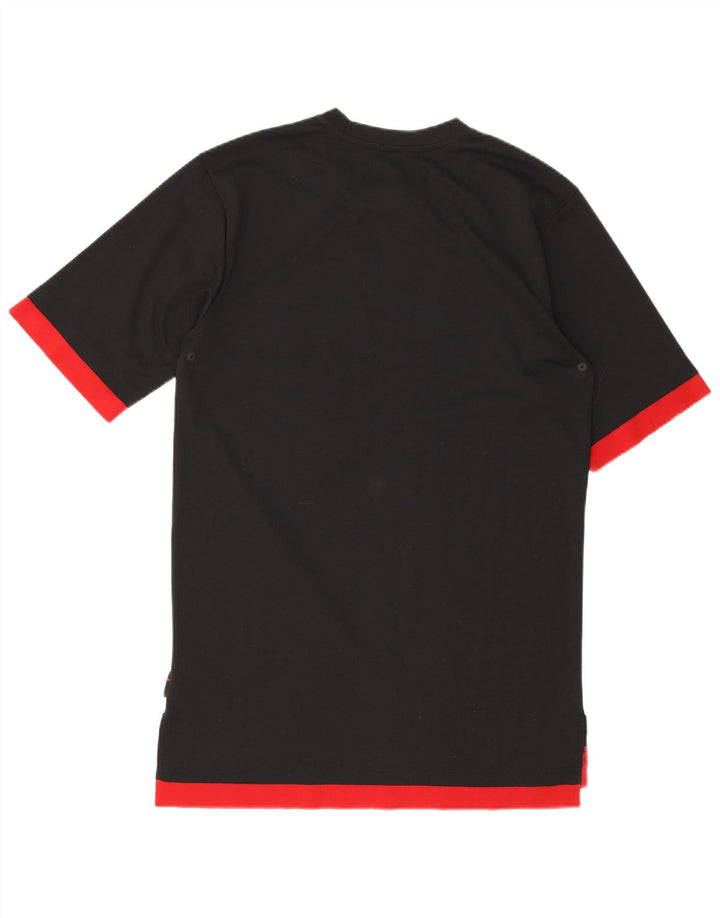 Jordan Mens T-Shirt Top Medium Black Colourblock Polyester