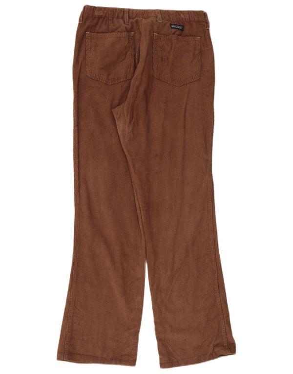 Woolrich Mens Straight Corduroy Trousers W29 L29 Brown Cotton