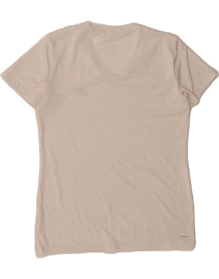 ADIDAS Womens Climalite T-Shirt Top UK 8/10 Small White Vintage Adidas and Second-Hand Adidas from Messina Hembry 