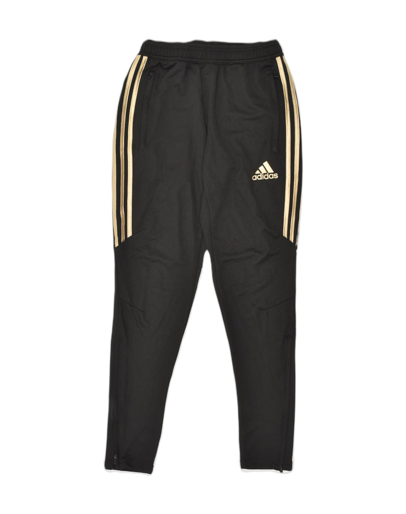 ADIDAS Mens Tracksuit Trousers Small Black Polyester | Vintage Adidas | Thrift | Second-Hand Adidas | Used Clothing | Messina Hembry 