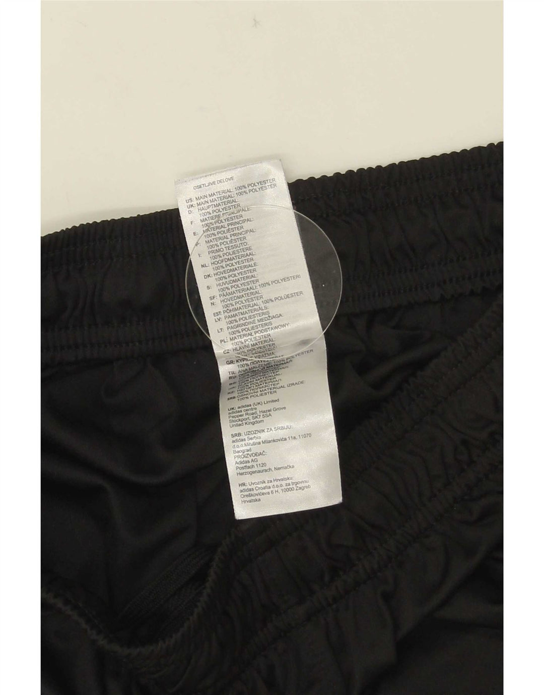 Adidas Womens Climalite Sport Shorts UK 12 Medium Black Polyester