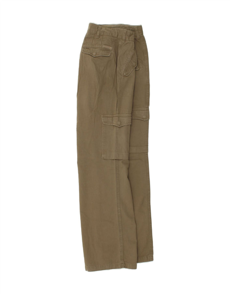 SERGIO TACCHINI Mens Straight Cargo Trousers IT 50 Large W36 L35 Brown Vintage Sergio Tacchini and Second-Hand Sergio Tacchini from Messina Hembry 