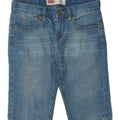 LEVI'S Boys 511 Denim Shorts 9-10 Years W28 Blue Cotton Vintage Levi's and Second-Hand Levi's from Messina Hembry 