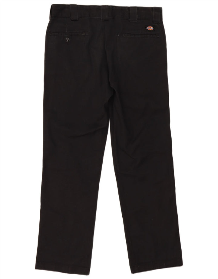 Dickies Mens Straight Chino Trousers W36 L31 Black