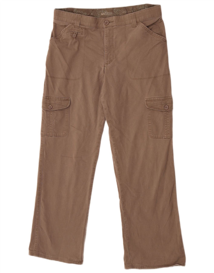 Lee Womens Straight Cargo Trousers W31 L28 Brown