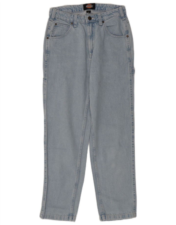 Dickies Womens Cargo Tapered Jeans W27 L28 Blue Cotton