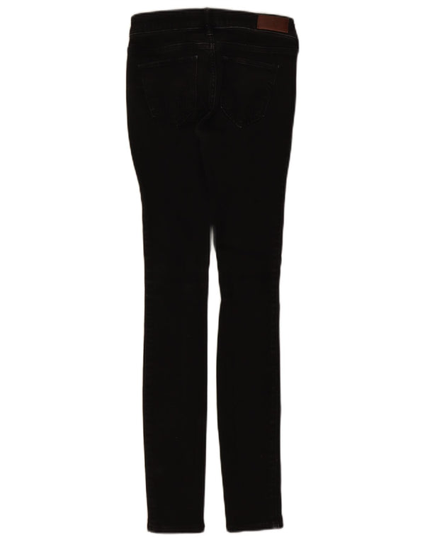 Hollister Womens Low Waist Super Skinny Jeans US 00 2XS W23 L30 Black