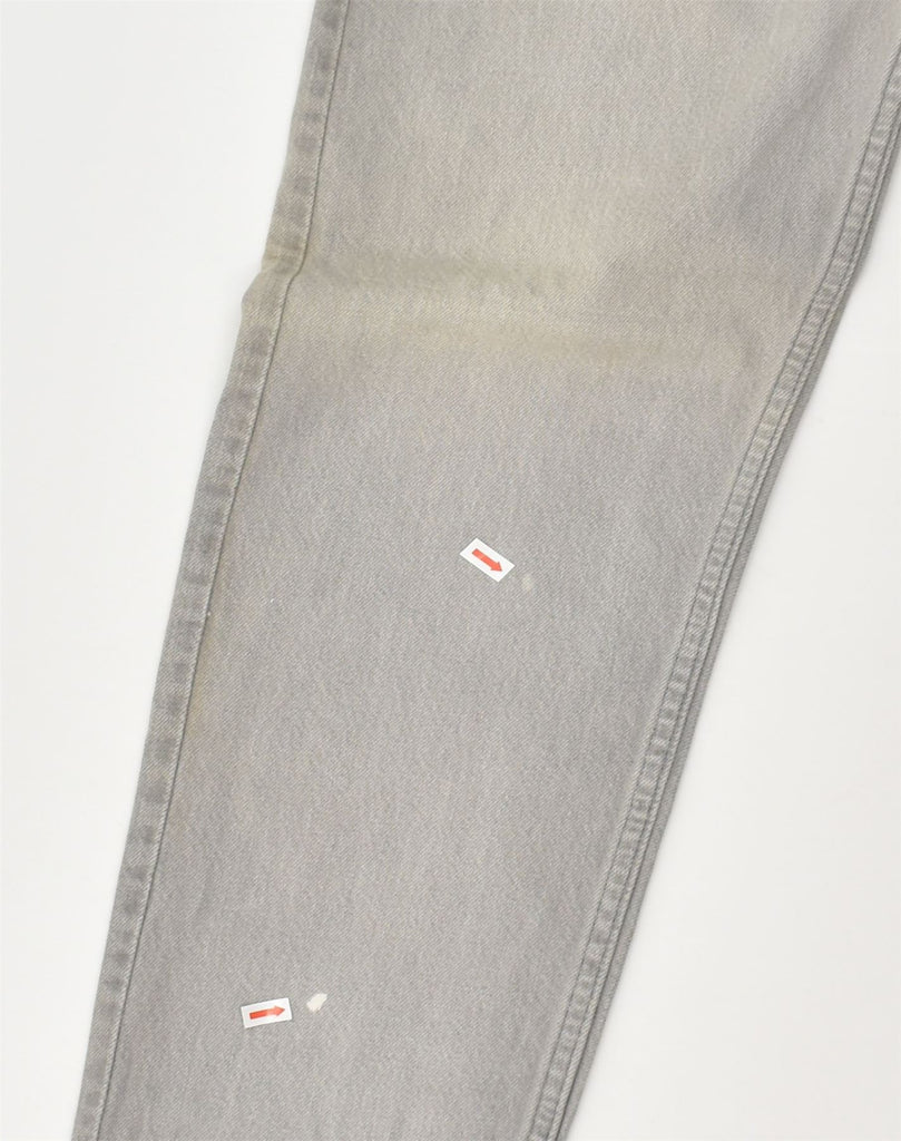 LEVI'S Mens 505 Slim Jeans W33 L32 Grey Cotton | Vintage Levi's | Thrift | Second-Hand Levi's | Used Clothing | Messina Hembry 