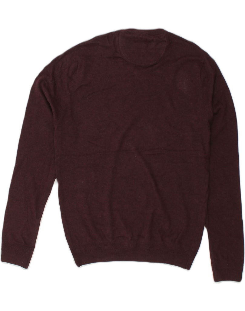 JACK WILLS Mens Crew Neck Jumper Sweater Large Burgundy | Vintage Jack Wills | Thrift | Second-Hand Jack Wills | Used Clothing | Messina Hembry 