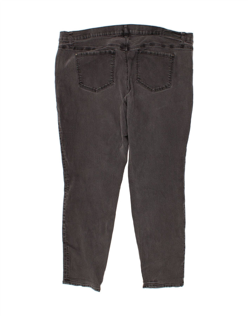 DKNY Womens Soho Skinny Jeans US 20 3XL W42 L30 Grey Cotton Vintage Dkny and Second-Hand Dkny from Messina Hembry 