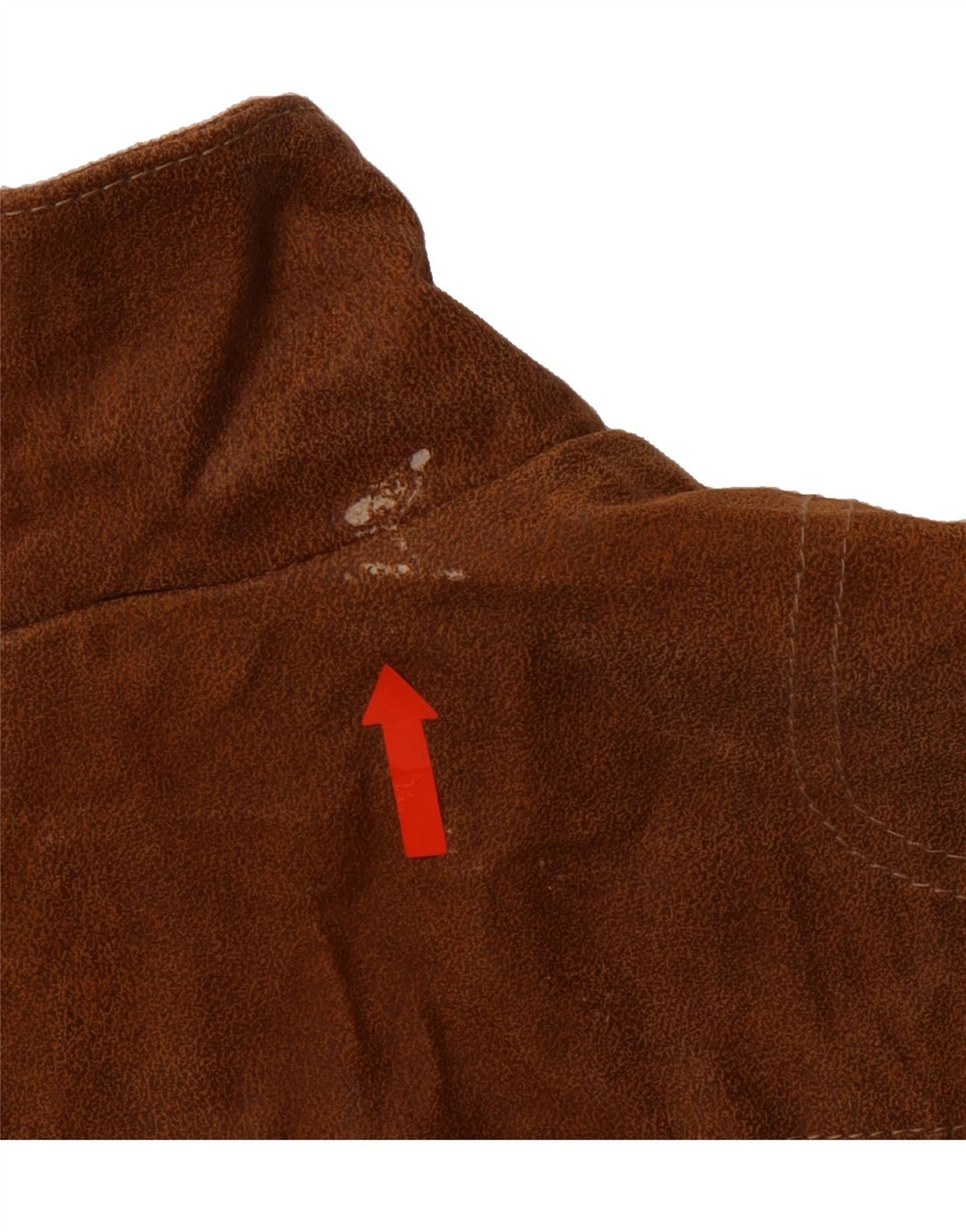VINTAGE Womens Suede Jacket EU 44 XL Brown Leather Vintage Vintage and Second-Hand Vintage from Messina Hembry 