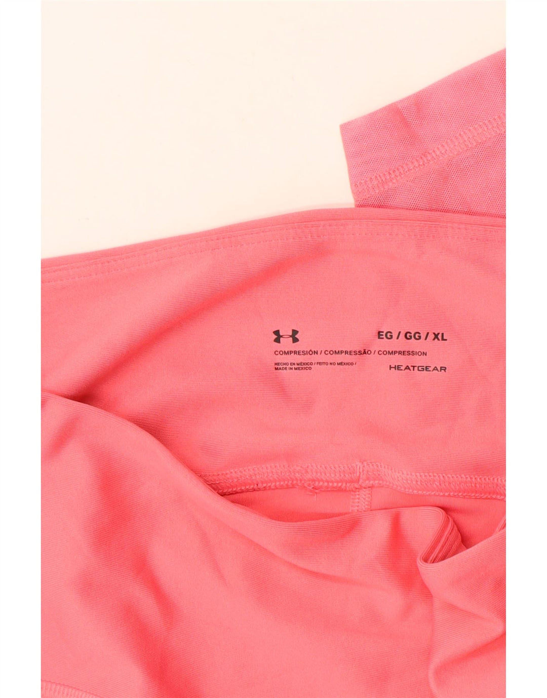 Under Armour Womens Heat Gear Graphic Leggings UK 18 XL  Pink Polyester