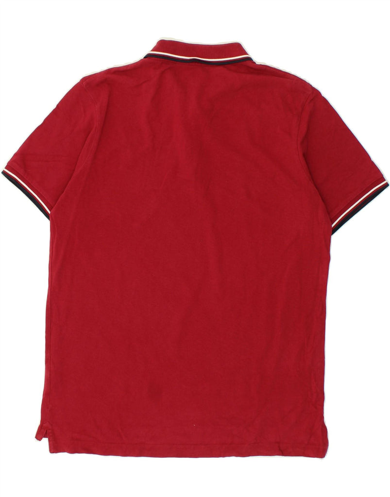 DACK'S Mens Polo Shirt Large Red Cotton | Vintage Dack's | Thrift | Second-Hand Dack's | Used Clothing | Messina Hembry 