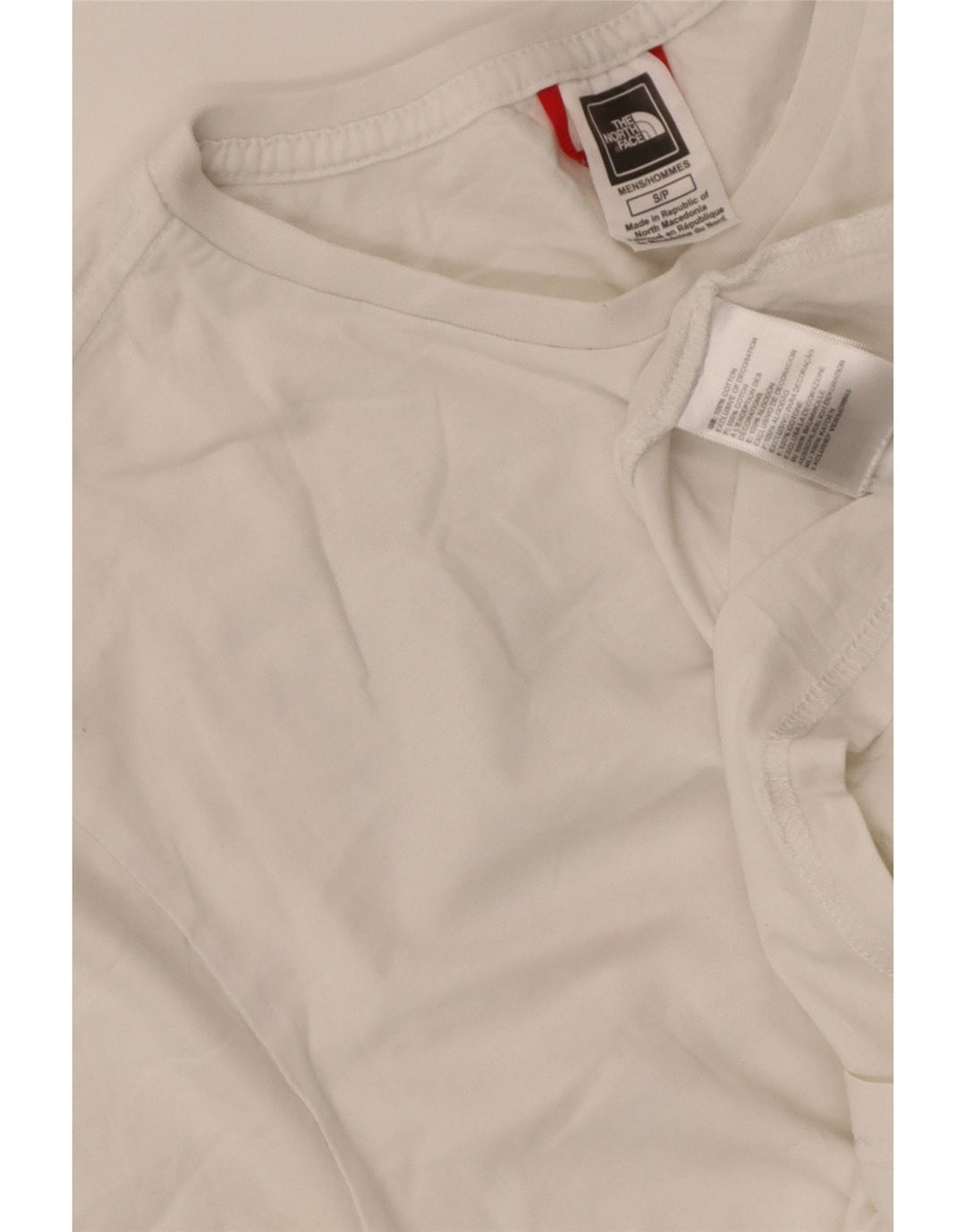 The North Face Mens Graphic T-Shirt Top Small White Cotton