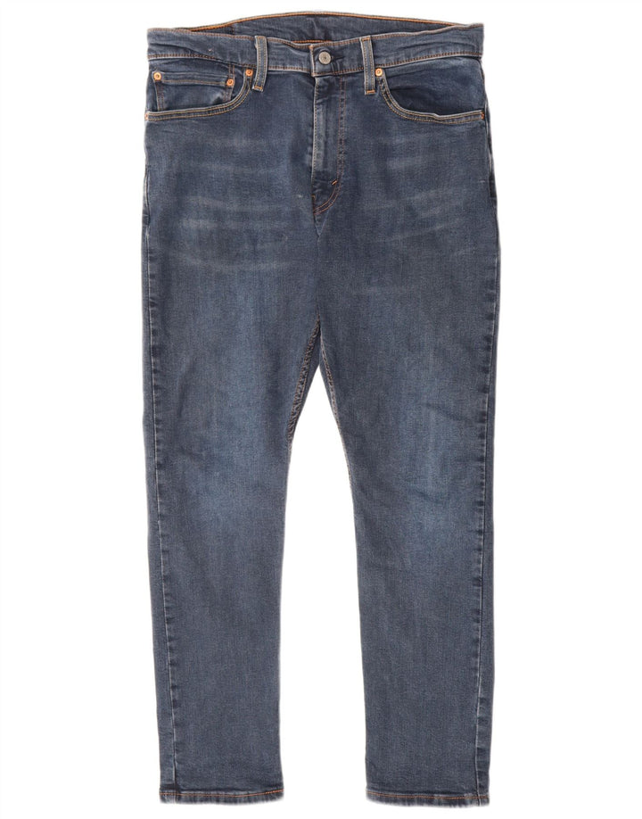 Levi's Mens 512 Slim Tapered Jeans W34 L30 Blue Cotton