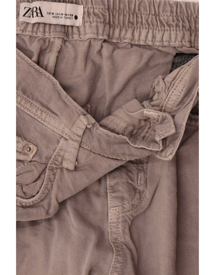Zara Womens Joggers Tapered Jeans Medium W28 L26 Grey Cotton