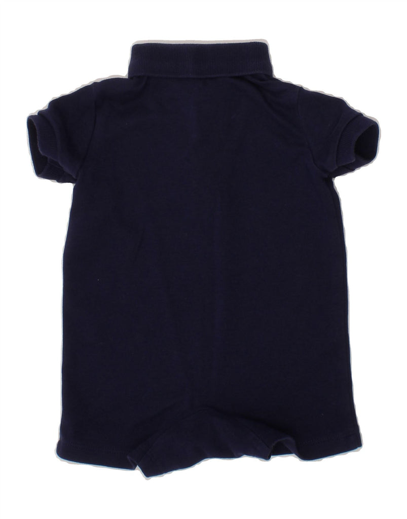 RALPH LAUREN Baby Boys Bodysuit 0-3 Months Navy Blue Cotton Vintage Ralph Lauren and Second-Hand Ralph Lauren from Messina Hembry 