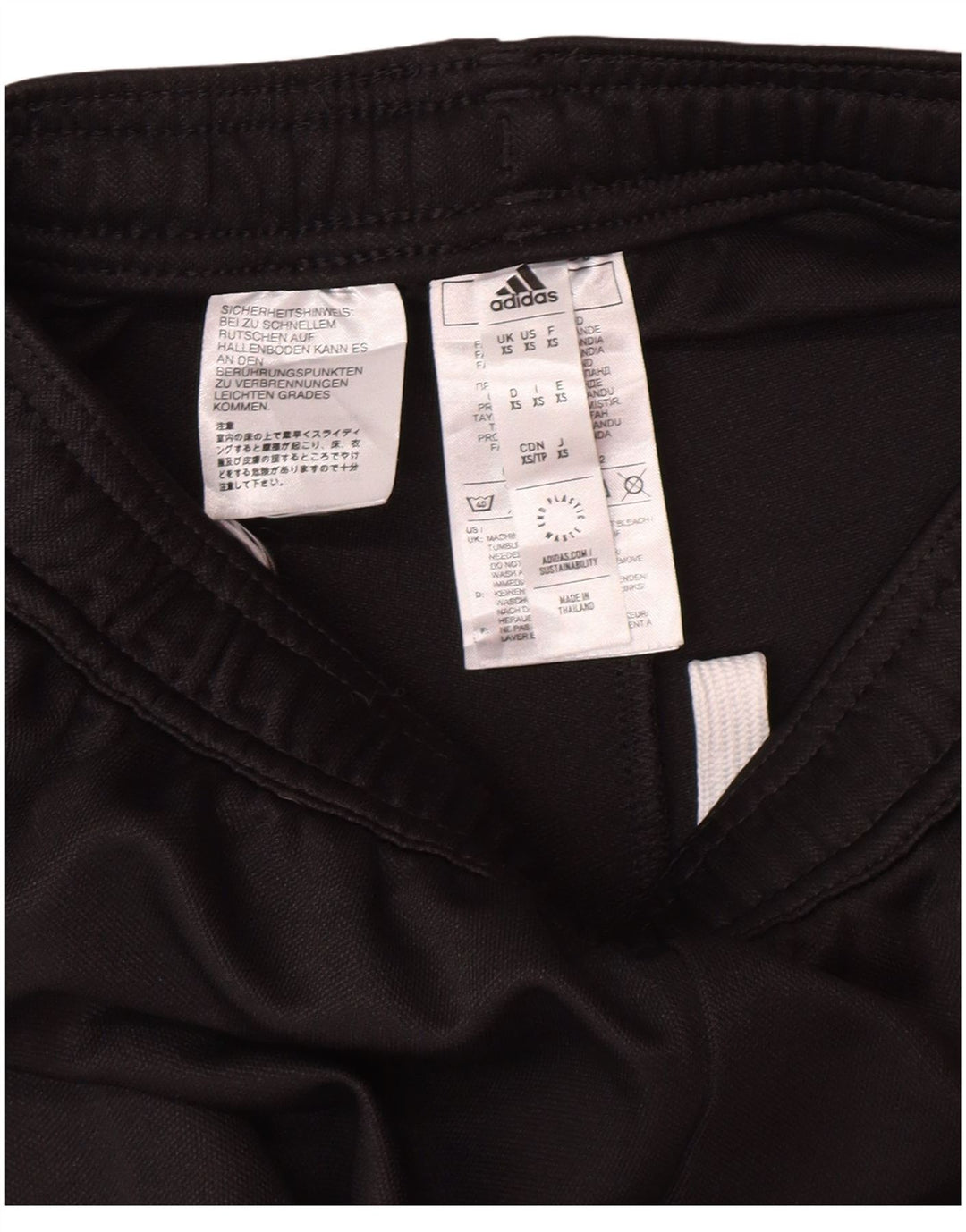 ADIDAS Womens Tracksuit Trousers UK 6 XS  Black Polyester