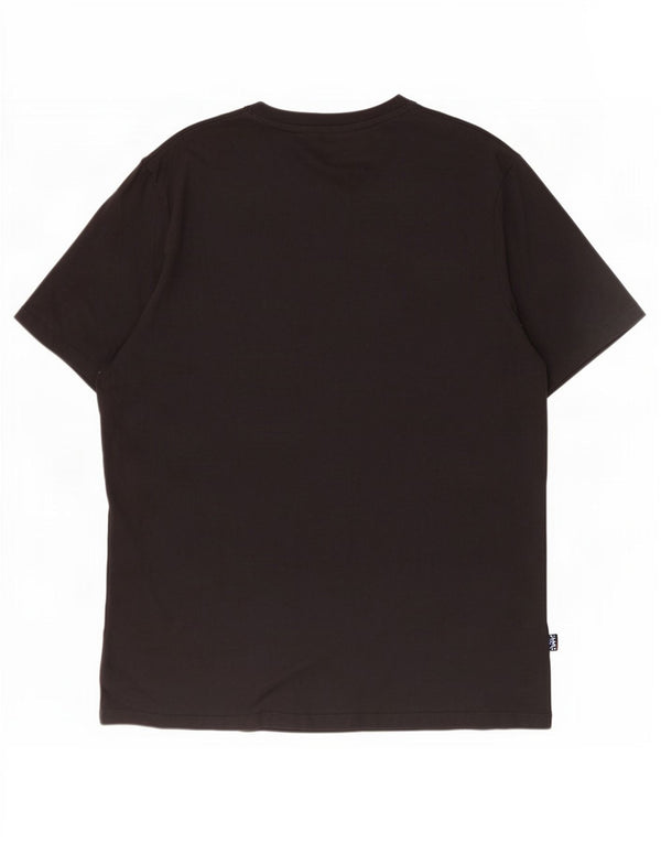 Timberland Mens Regular Fit Graphic T-Shirt Top XL Black Cotton
