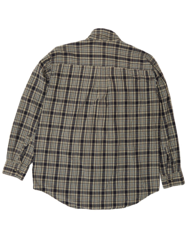 Timberland Mens Shirt Medium Blue Check Cotton