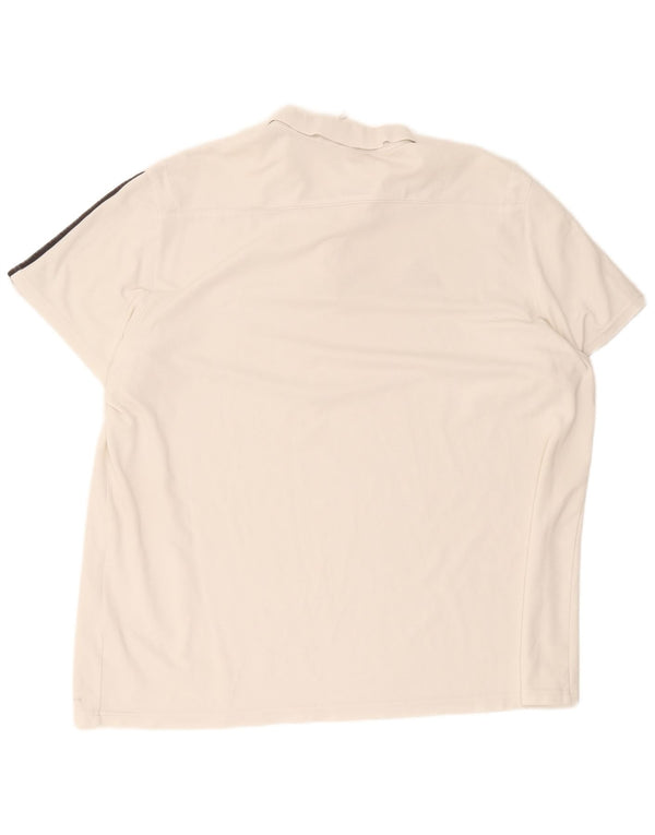 Adidas Mens ESV Penzberg Regular Fit Polo Shirt 3XL White Cotton