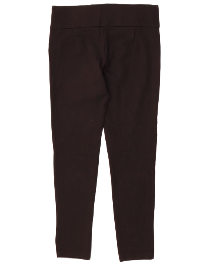 Zara Womens Slim Casual Trousers Large W32 L29 Black