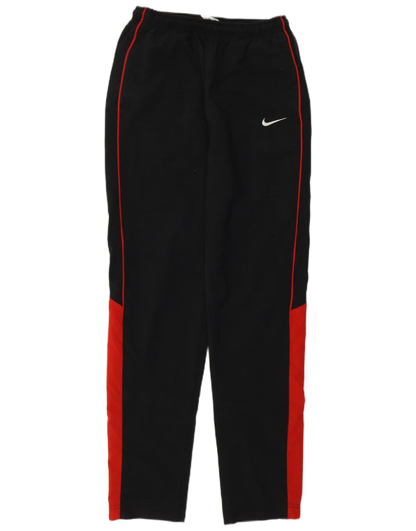 Nike Boys Tracksuit Trousers 13-14 Years XL Black Colourblock Sports