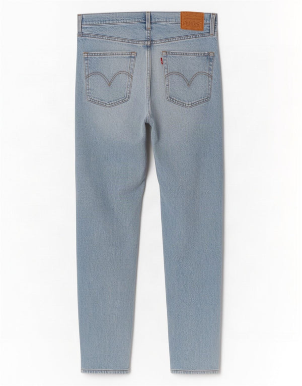 Levi's Womens Wedgie Slim Jeans W29 L26 Blue Cotton