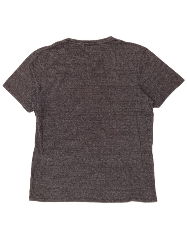 Levi's Womens T-Shirt Top UK 16 Large Grey Flecked