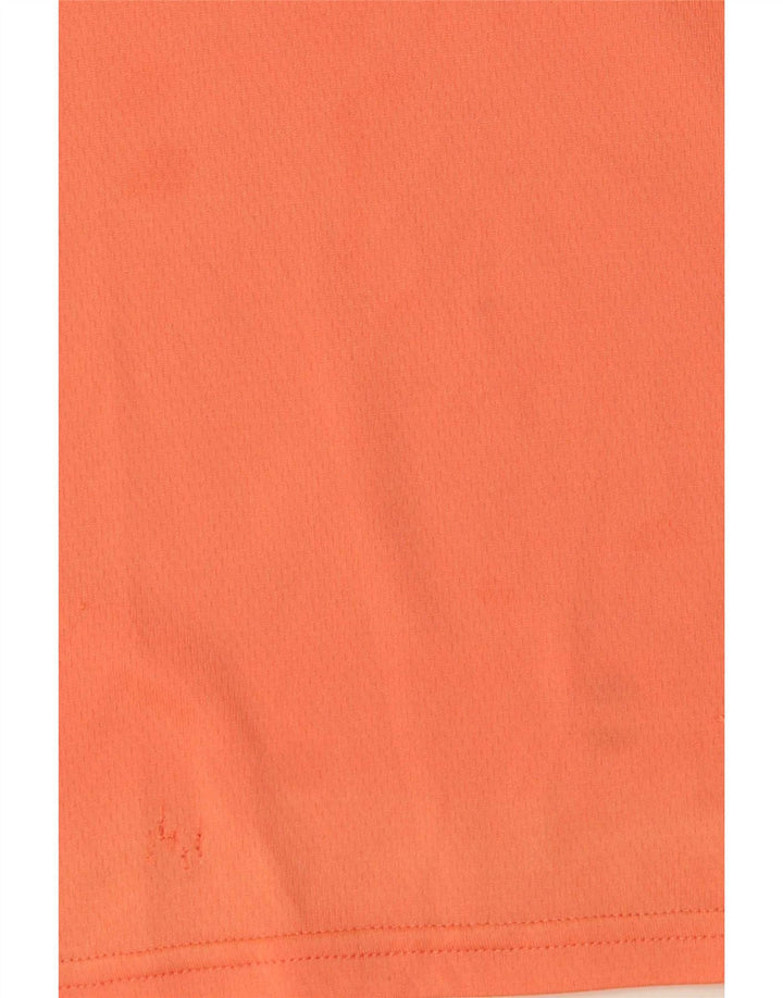 Puma Womens T-Shirt Top UK 12 Medium Orange Polyester