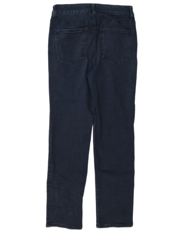 Marks & Spencer Womens The Sienna Straight Jeans UK 10 Small W27 L27 Blue