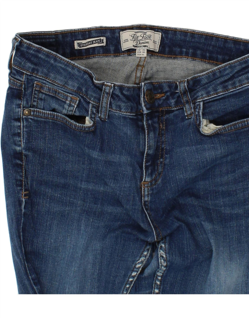 FAT FACE Womens Skinny Jeans UK 10 Small W26 L31 Blue Cotton Vintage Fat Face and Second-Hand Fat Face from Messina Hembry 