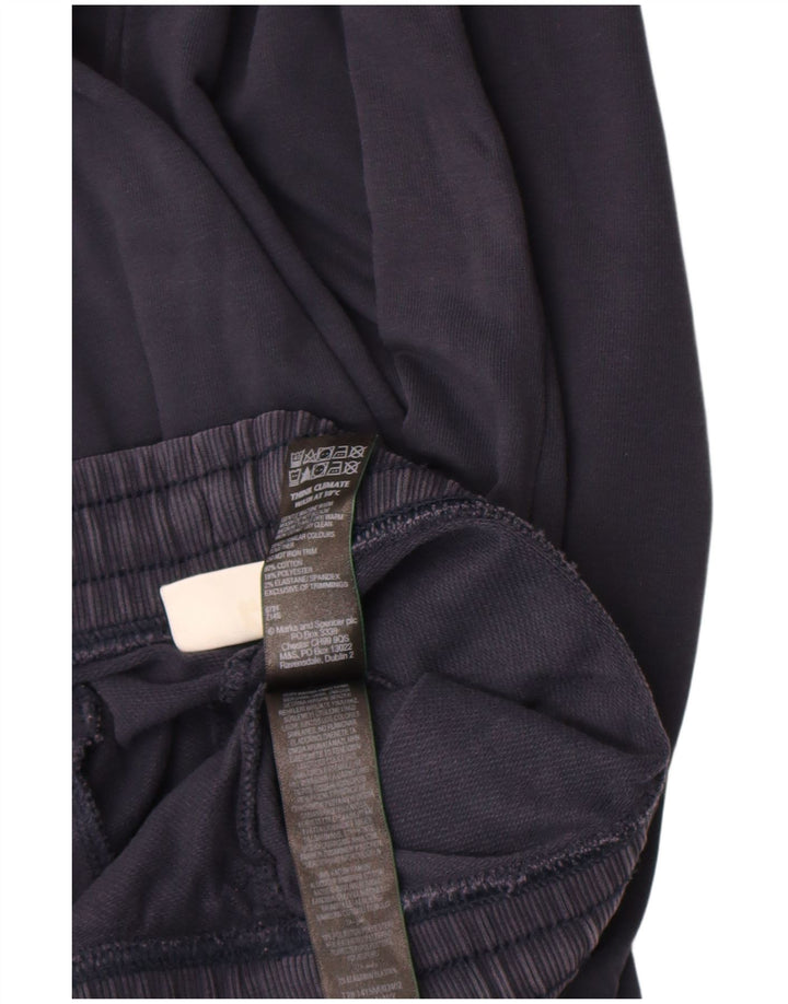 Marks & Spencer Mens Tracksuit Trousers 2XL Navy Blue Cotton