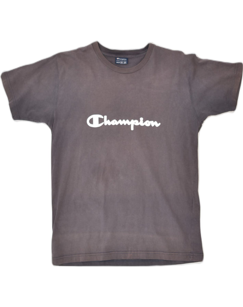 CHAMPION Boys Graphic T-Shirt Top 13-14 Years XL Brown Cotton | Vintage Champion | Thrift | Second-Hand Champion | Used Clothing | Messina Hembry 