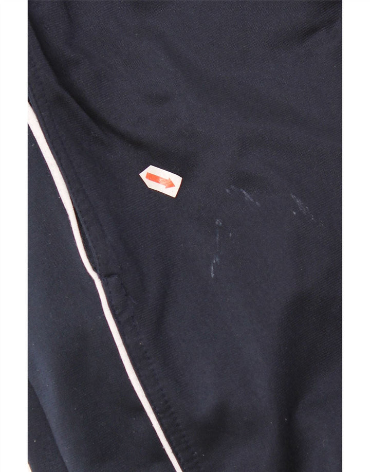 Puma Mens Graphic Tracksuit Trousers Joggers Large  Navy Blue Polyester