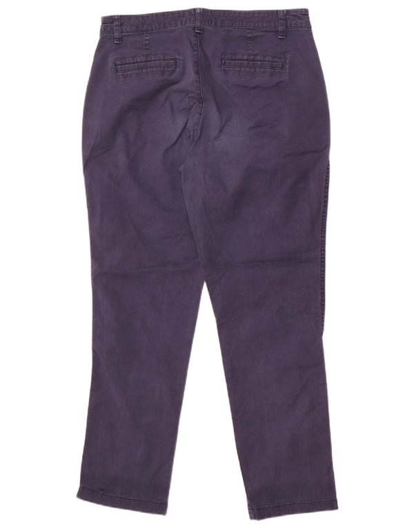 Gap Womens Girlfriend Slim Chino Trousers US 8 Medium W30 L27 Navy Blue