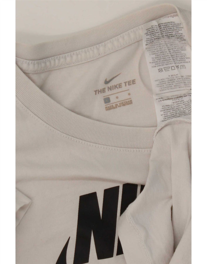 Nike Mens Graphic T-Shirt Top Large White Cotton