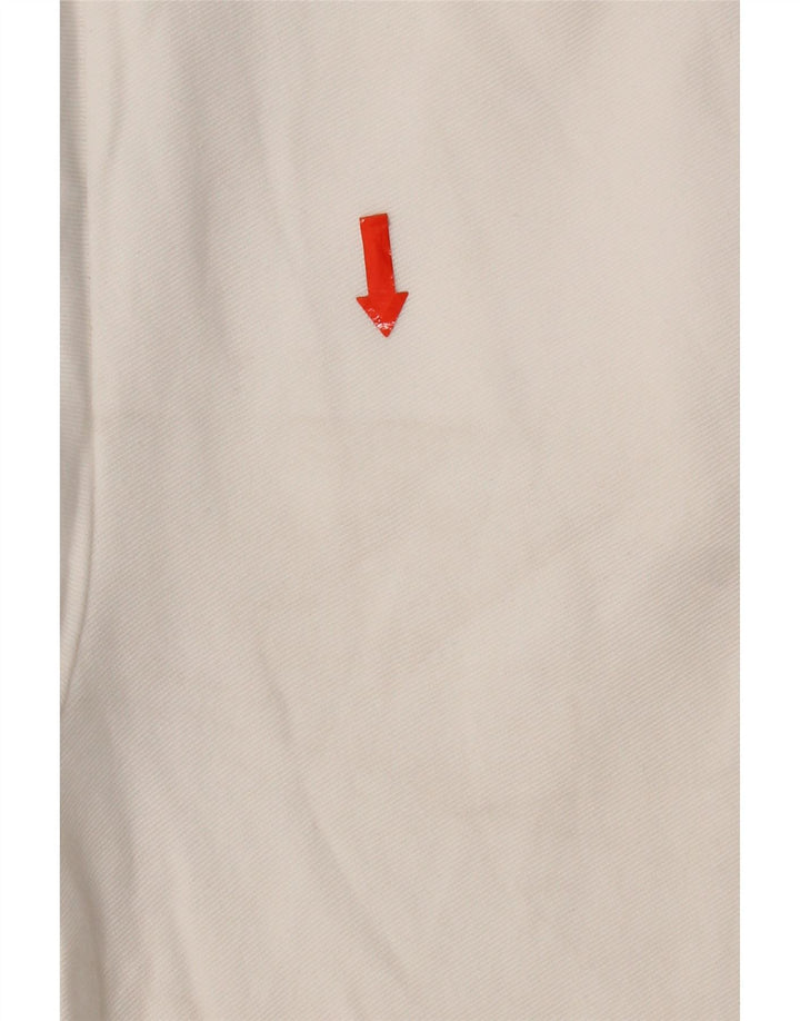 Zara Mens Sport Shorts Small  White Cotton