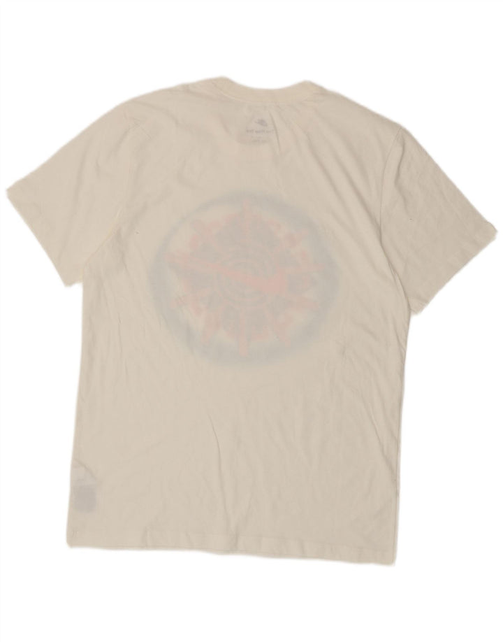 Nike Mens Graphic T-Shirt Top Medium White Cotton