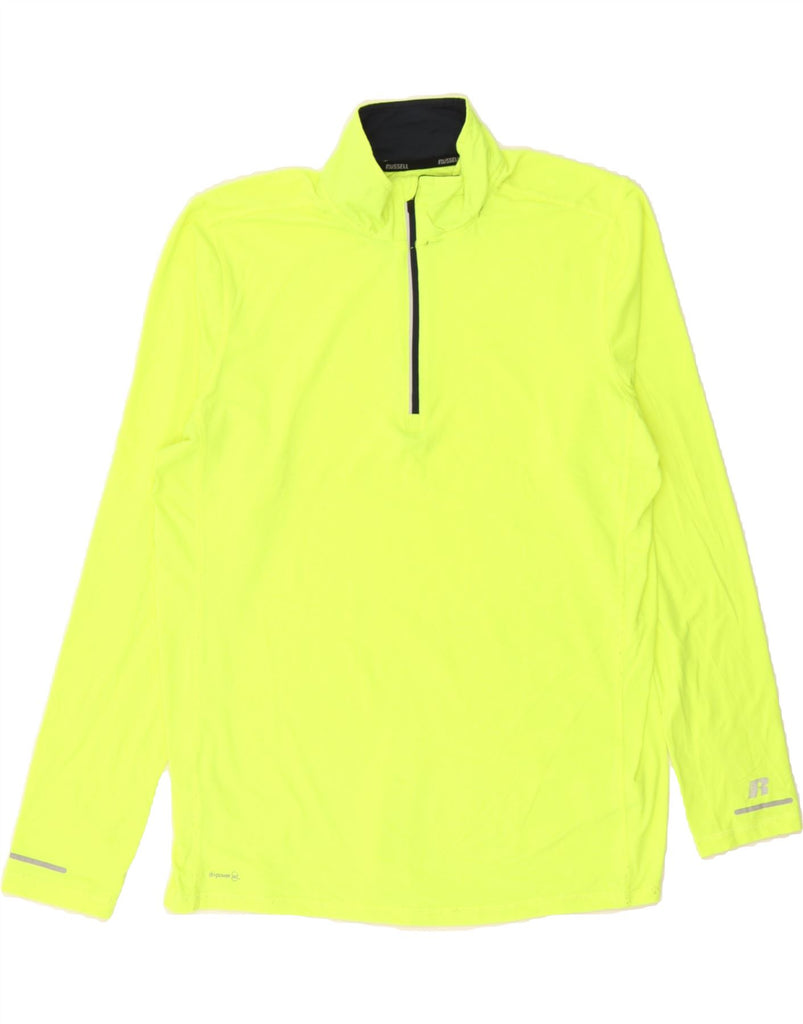 RUSSELL ATHLETIC Mens Pullover Tracksuit Top UK 38/40 Medium Green Vintage Russell Athletic and Second-Hand Russell Athletic from Messina Hembry 