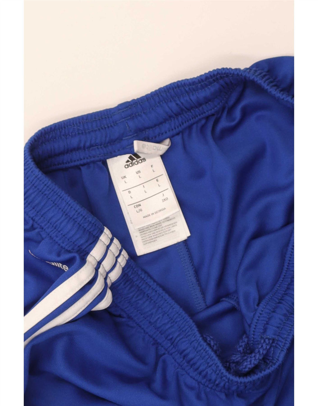 Adidas Mens Climalite Sport Shorts Large  Blue Polyester