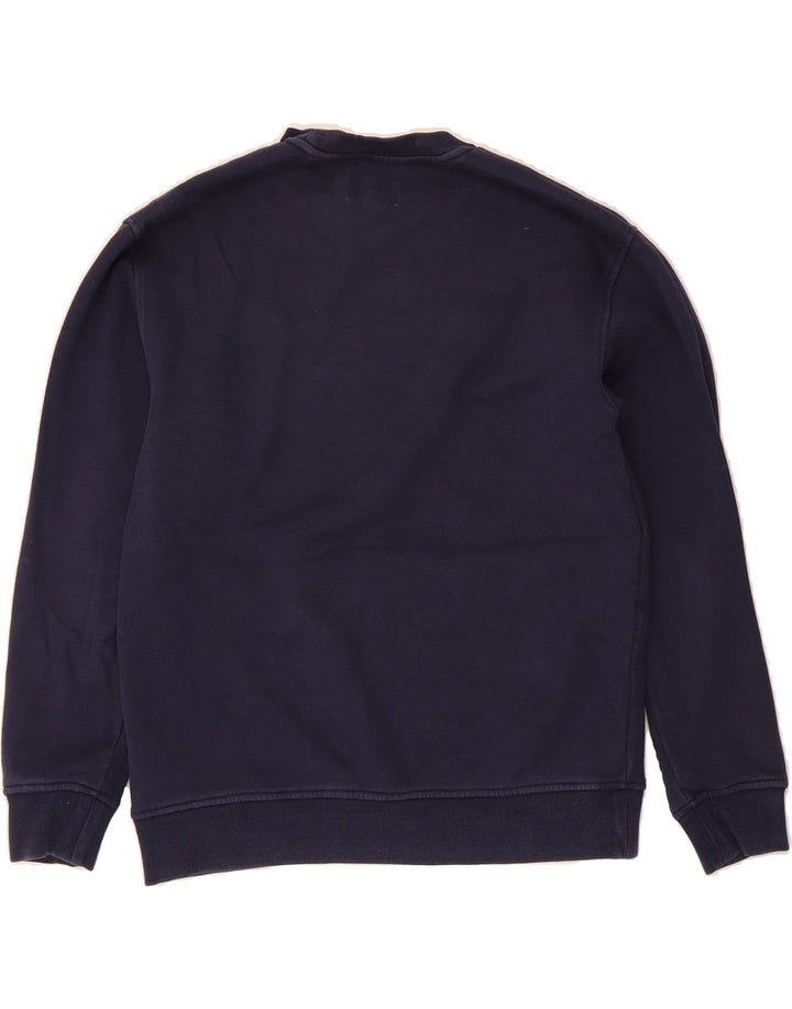 TOMMY HILFIGER Mens Sweatshirt Jumper XS Navy Blue Cotton Vintage Tommy Hilfiger and Second-Hand Tommy Hilfiger from Messina Hembry 
