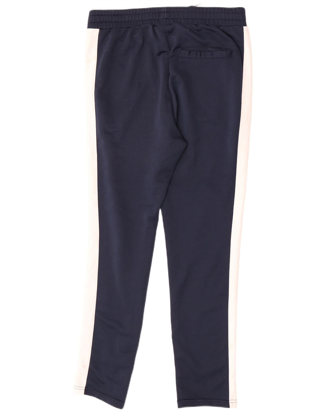 Fila Mens Tracksuit Trousers Medium  Navy Blue Colourblock Polyester