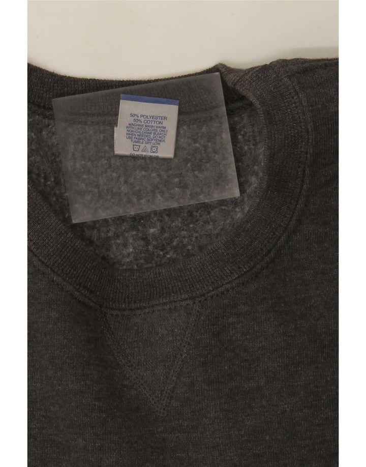 Russell Athletic Mens Sweatshirt Jumper Large Grey Polyester