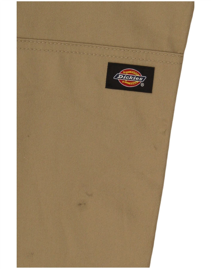 Dickies Mens Loose Fit Cargo Trousers W42 L32 Beige Polyester