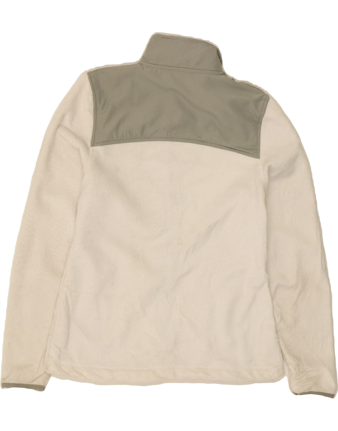 FILA Mens Fleece Jacket UK 36 Small White Colourblock Polyester Vintage Fila and Second-Hand Fila from Messina Hembry 