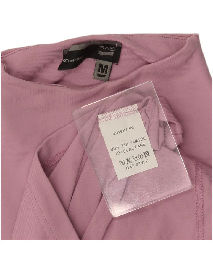 Gas Womens Top Long Sleeve UK 12 Medium Pink Polyamide